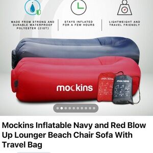 Mockins Inflatable Lounger in pink color